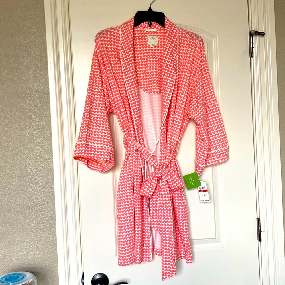 Kate spade NWT super soft short robe, size XS/S